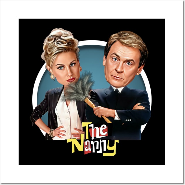 The Nanny - CC and Niles Wall Art by Zbornak Designs